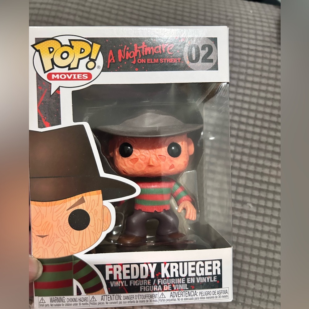 Pop Freddy Krueger Action Figure - Red, Green, Brown